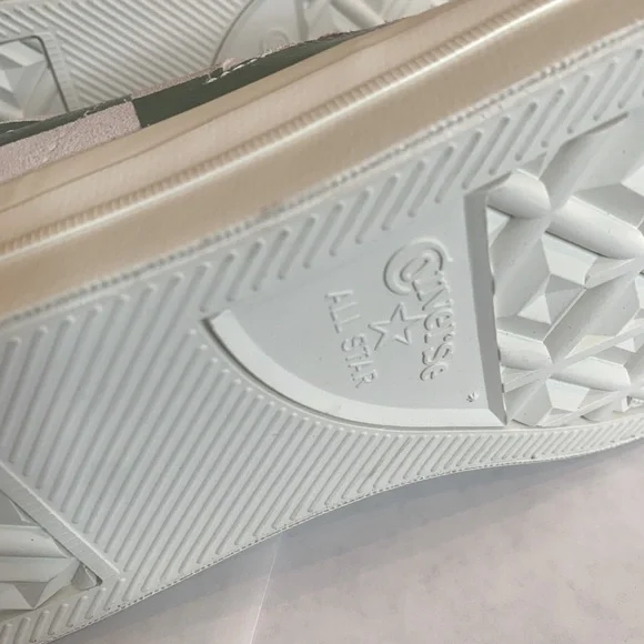 RARE‼️ Unisex NIB CONVERSE One Star OX Sneakers in White/Green Check, M10.5/W12 - Picture 12 of 12